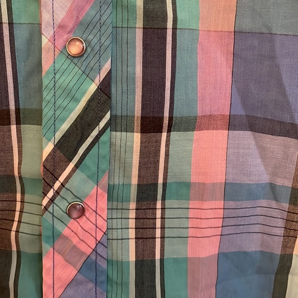 Vintage Wrangler Pearl Snap Shirt - Picture 3 of 5